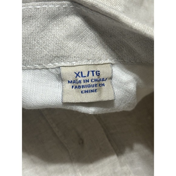 Men's Tommy Bahama Short Sleeve Button Up Linen Shirt - XL - Picture 4 of 4